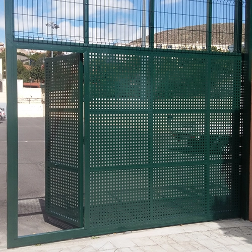 Trabajos de carpintería metálica y cancelas exteriores de aluminio o hierro